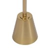 Kate and Laurel Tira Round Drink Table, 10x10x22, Gold - 4 of 4