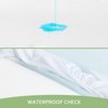 Aoibox Waterproof Twin Mattress Protector Skin Friendly Breathable Bamboo Jersey Cover 14 Inch Deep Pocket - 3 of 4