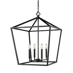 Millennium Lighting 4 - Light Pendant in  Matte Black - 1 of 2