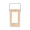 Cheung's Abner Ridge Patterned Wood Lantern & Handle - Small - 3 of 4