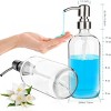 Aoibox Glass Soap Dispenser with Rust Proof Stainless Steel Pump for Kitchen and Bathroom, Refillable Liquid Hand Soap Dispenser for Countertop - 2 of 4