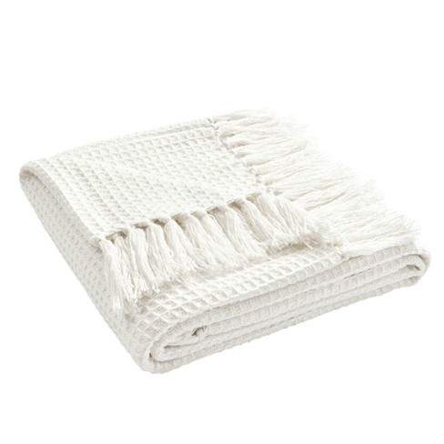 White waffle throw blanket new arrivals