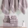 BAGOKIE 16 Piece Premium Cotton Bath Towel Set - 2 of 4
