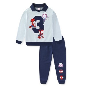 Marvel Spidey and His Amazing Friends Boys V-Neck Sweater and Pants Set for Toddler and Big Kids - Size 2T - 1 of 4