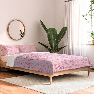Mallory Floral Cotton Comforter & Sham Set - Deny Designs