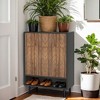 Hommoo 18-Pair Shoe Cabinet - 3 of 4