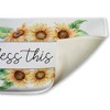 Stupell Industries Bless This Home Sunflowers Printed Plush Bath Mat And Bath Rug, Design By Kim Allen, 18"X30" - 2 of 4