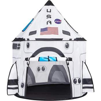 Syncfun Rocket Ship Play Tent Pop up Play Tent Kids Indoor Outdoor Spaceship Playhouse Tent Set