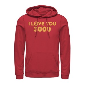 Men's Marvel I Love You 3000 Arc Reactor Pull Over Hoodie - 1 of 3