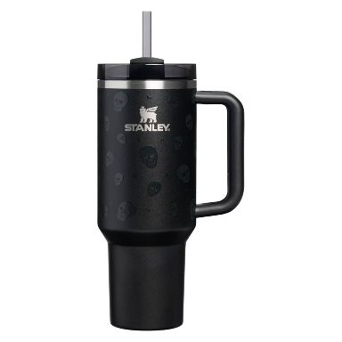Stanley 40 oz Stainless Steel H2.0 FlowState Quencher Tumbler Sweetheart Skulls