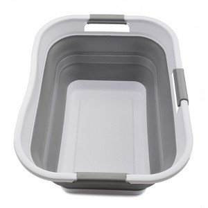 SAMMART 29L(7.6 gallon) Collapsible Plastic Laundry Basket - 1 of 4