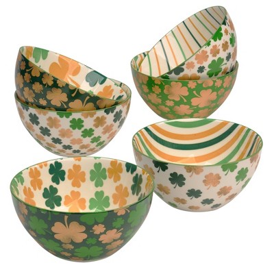Certified International (Set of 6) St.Patrick's Day Dinning Bowls
