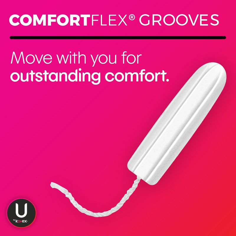 U by Kotex Click Compact Unscented Tampons -  Super Plus - 32ct, 4 of 9