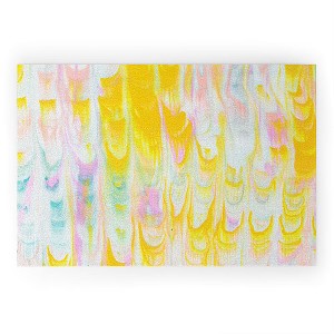 SunshineCanteen marbled pastel dreams Welcome Mat - Society6 - 1 of 4