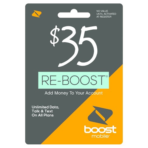 Boost Mobile 35 Prepaid Card Email Delivery Target