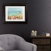Trademark Fine Art - Danhui Nai Coastal Dahlias Crop Matted Framed Art - 2 of 4