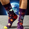 Purple Outer Space Socks With Planets (Men's Sizes Adult Large) from the Sock Panda - 2 of 4