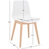 Haddie Molded Plastic Dining Chair (Set of 2) - SFV6902 - Safavieh Couture - 4 of 4