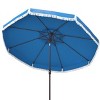 Milan Fringe 9Ft Crank Push Button Tilt Umbrella - PAT8008 - Safavieh - 3 of 3