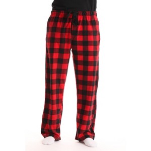 #followme Men's Microfleece Pajamas - Plaid Pajama Pants for Men - Lounge & Sleep PJ Bottoms - 1 of 3