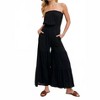 Women's Smocked Tiered Wide Leg Jumpsuit - BluIvy - 3 of 4