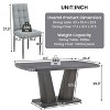 NicBex 7-Piece Dining Table Set for 6 Modern Kitchen Table with 6 High Backrest Armless Chair - image 3 of 4