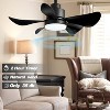 Duclsaty 28" Smart Ceiling Fan with Light, 5 Blades, 3 Colors, 6 Speeds, Remote/APP Control, for Bedroom/Kitchen - 2 of 4