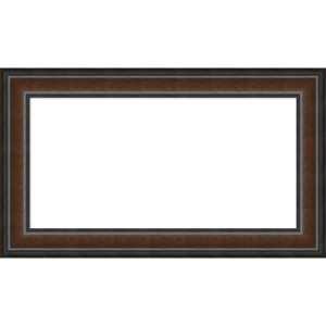 Amanti Art Cyprus Walnut Framed Magnetic Dry Erase Board - 1 of 4