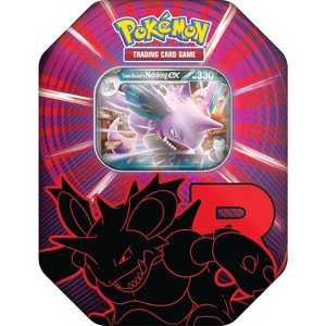 Pokemon TCG: Team Rocket Tin – Nidoking ex (1 Foil Promo Card & 4 Booster Packs) - 1 of 3