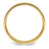 Black Bow Jewelry 8mm 14K White or Yellow Gold Lightweight Flat Standard Fit Band - 2 of 4