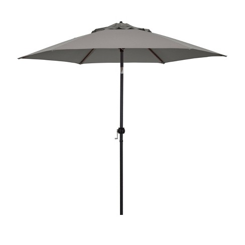 9 Patio Umbrella Steel Pole With Push Tilt Taupe Astella Target