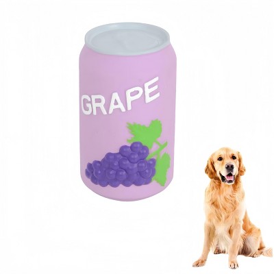 Alilang Squeaky Dog Toy Apple Grape or Orange Shapes Durable Safe & Fun for Chewing and Play