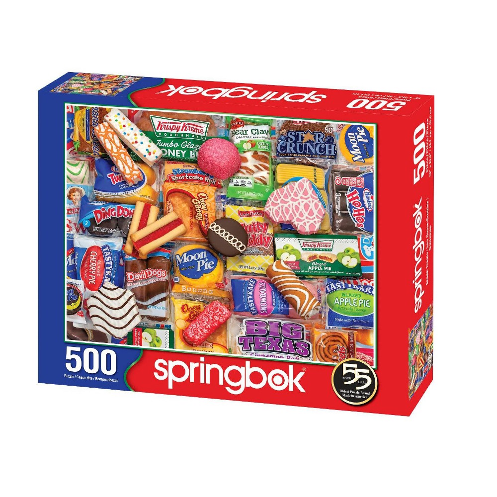 Photos - Jigsaw Puzzle / Mosaic Springbok Snack Treats Puzzle - 500pc 