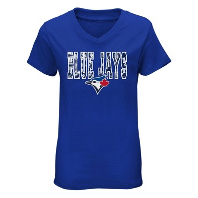 Mlb Toronto Blue Jays Boys' V-neck T-shirt - Xs : Target