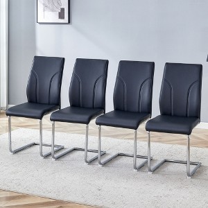 NicBex Dining Chairs Set of 2/4/6,Modern Kitchen Chairs with High Backrest and Metal Legs for Living Meeting Room,Bedroom - 1 of 4