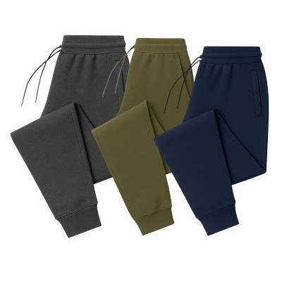 Mens 3 Pack Ultra Soft Dual Pocket Joggers