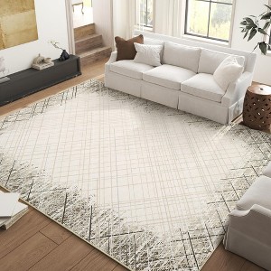 Area carpet,living room carpet,modern foldable carpet,used for bedrooms,apartments,dining rooms - 1 of 4