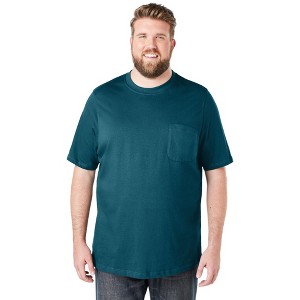 Boulder Creek by KingSize  Heavyweight Crewneck Pocket T-Shirt - 1 of 4