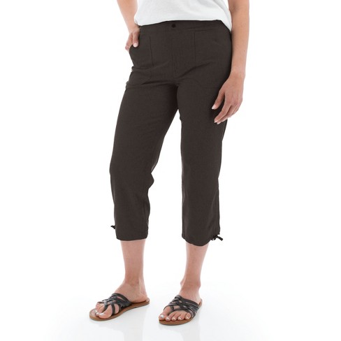 Aventura Clothing Women's Sandbar Crop Pant - Black, Size 8 : Target