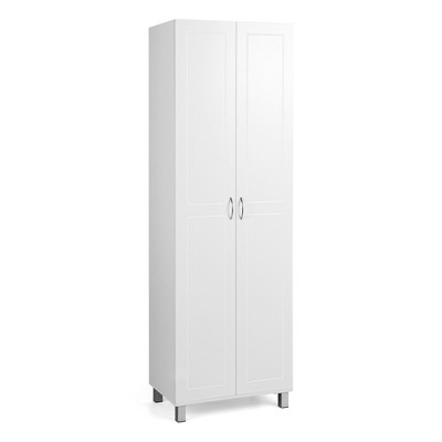 Costway 73.5''double Door Tall Pantry Cabinet Freestanding Versatile ...