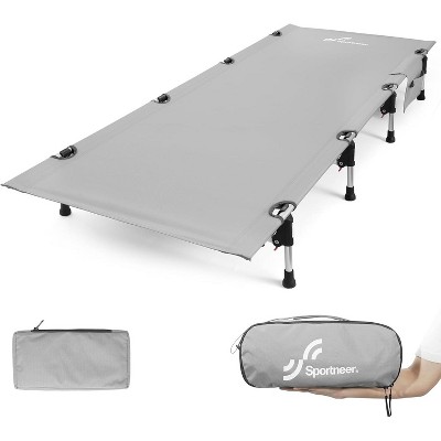 Sportneer Camping Cot, Folding Cots Lever Lock Portable Lightweight Sleeping Camping Bed