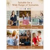Generic Canvas Tote Bag for Women with Zipper & Compartments¨C Large Multi-Pocket Work - 3 of 4