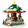 Northlight LED Lighted Musical and Animated Christmas Carousel Village Display - 10.5" - 4 of 4