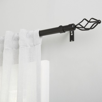 Exclusive Home Lancelot 1" Curtain Rod and Finial Set