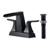 CASAINC Deck Mounted 3 Hole Double Handle Centerset Bathroom Sink Faucet with Pop-Up Drain - 2 of 4