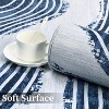 Modern Area Rug 5x7 Washable Rug Soft Faux Wool Throw Rugs Non Slip Low Pile Bedroom Rugs Non-Shedding Foldable Thin Accent Carpet, Grey - 3 of 4