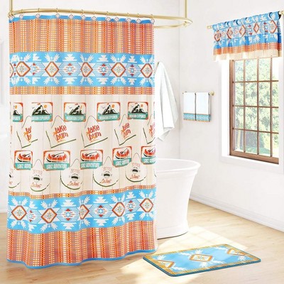 The Lakeside Collection Lake Adventure Bath Collection - Shower Curtain