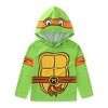 Nickelodeon Teenage Mutant Ninja Turtles TMNT Michelangelo Boys Long Sleeve Hooded Shirt for Big Kids - 2 of 4