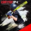 Ortiz34 Youth T-Ball Set, 25" Aluminum Bat (-10 Drop), Foam Core T-Ball, 9" Lightweight Glove, Graffiti Print (Volt/Black) - 4 of 4