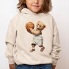 The Juniper Shop Watercolor Basketball Bear Toddler Hoodie - 3 of 4